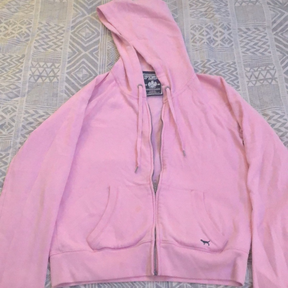 Peace and love light pink jacket